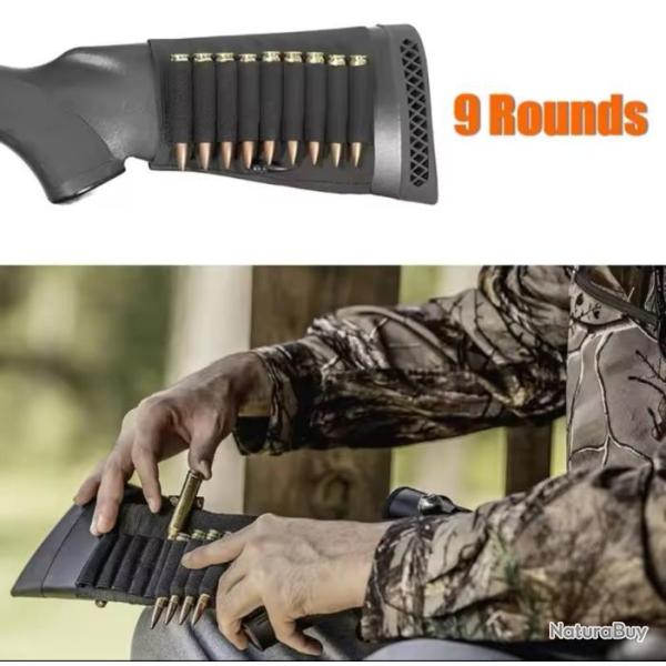 Cartouchi�re 1Euro sans r�serve Cartouchi�re de crosse 9 balles z