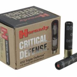 Cartouches Hornady CRITICAL DEFENSE cal.410 triple d&eacute;fense