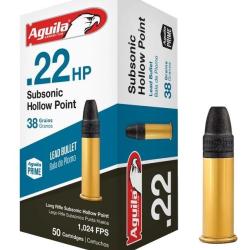 AGUILA 22lr Subsonic "Hollow Point" x50