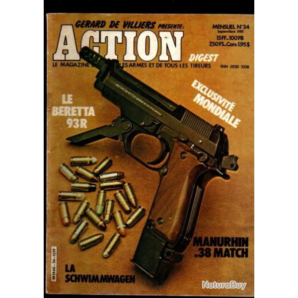 action digest 34 dix baionnettes insolites, cin� flash, schwimmwagen volkswagen, carabine mauser ann