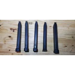 Lots de 5 Chargeurs long 50 coup  pour glock airsoft
