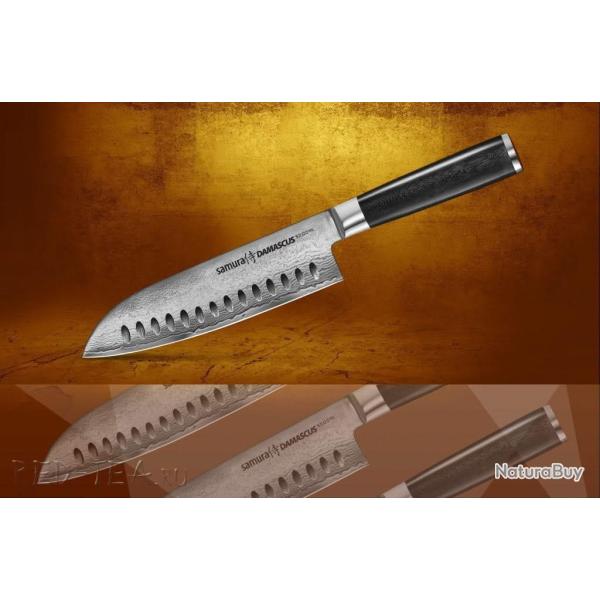 Samura SD-0094 Srie Damascus Couteau Santoku