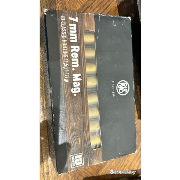 Etui calibre 7rem mag rws tir�es une fois