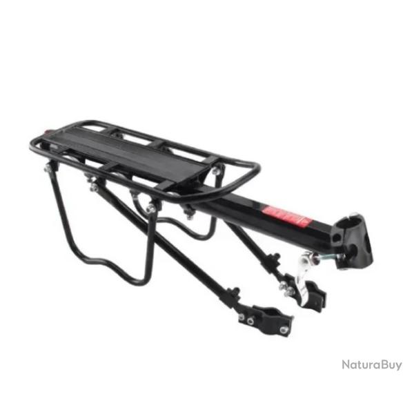 Porte-Bagages V�lo Universel R�glable - Alliage d'Aluminium, 50 kg, Noir, Compatible VTT et V�los