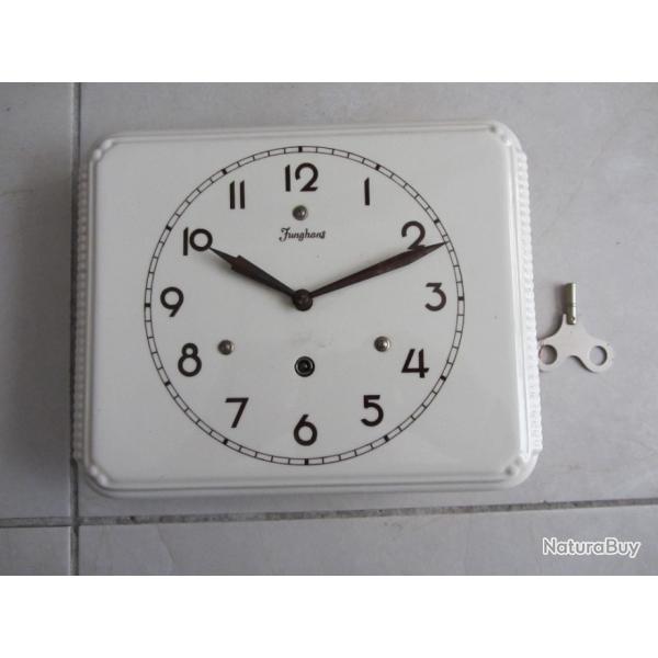 Pendule Junghans art d�co 1930 - C�ramique