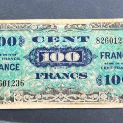Billet d&acute;invasion US 1944 : 100 Francs (original) dat&eacute; 1944 ww2 USA