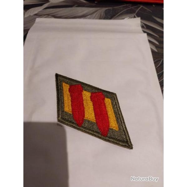 Patch arm�e us 2ND COAST ARTILLERY ww2 ORIGINAL 2