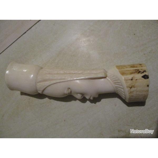 ancien vase Afrique corne naturel