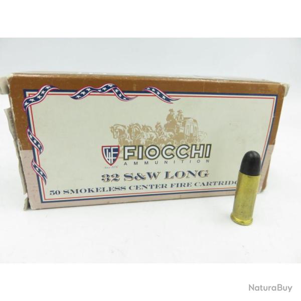 50 munitions Fiocchi Cal.32 SW Long 97 gr
