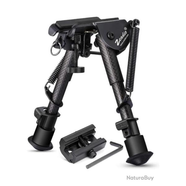 BIPIED mod�le CARBON TELESCOPIQUE 6" 9" A1