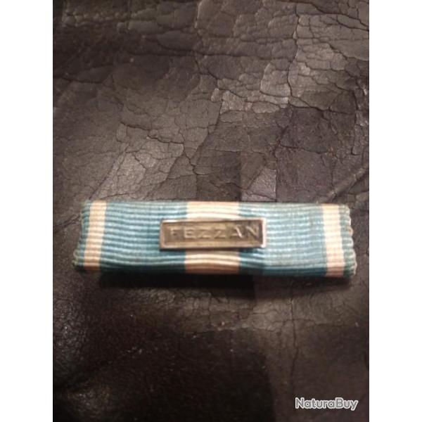 Barrette de rappel de la M�daille Coloniale Fezzan ww2