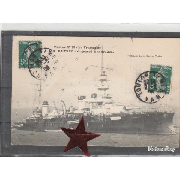 CPA - Marine Militaire Fran�aise - Patrie - Cuirass� � tourelles -N�531
