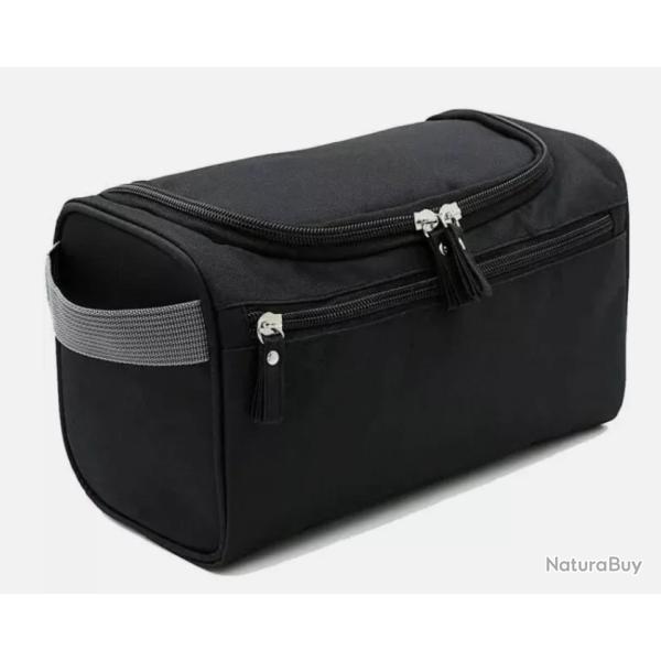 Trousse de Toilette Cube Suspendue - Voyage et Plein Air, Compacte et Organis�e - Noir, 25 x 15 x 14