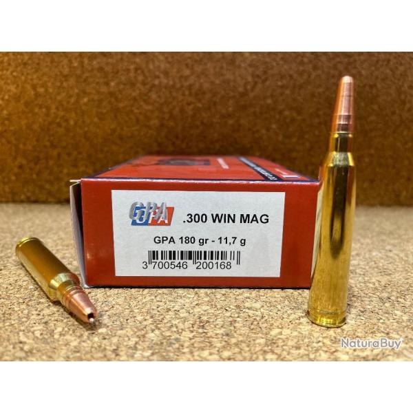 40 Cartouches � percussion centrale Sologne .300 Win Mag � balle GPA