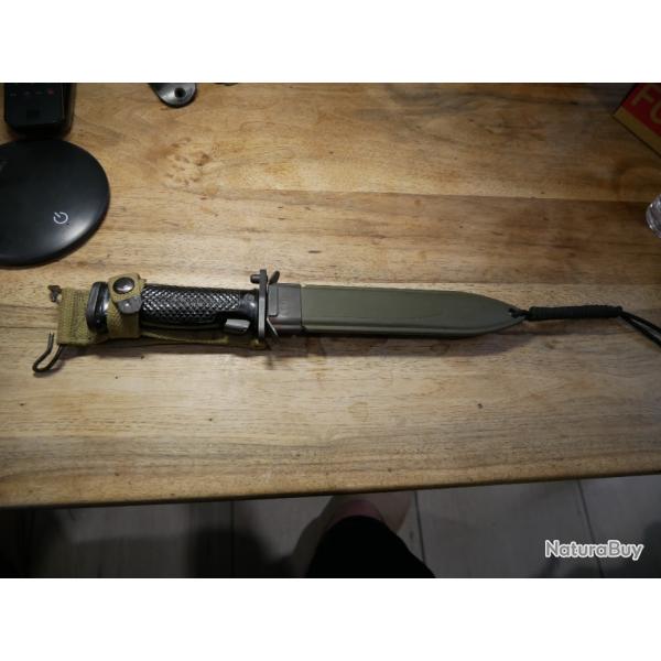 Ba�onnette de GARAND USM 5 A1 MIL PAR COL avec fourreau USM8 A1