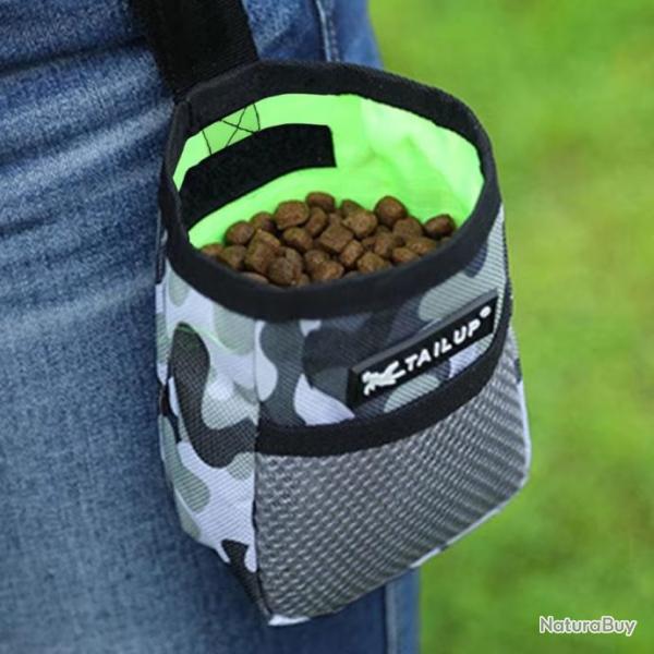 Sac de r�compense portable friandises chien CAMOULFLAGE - Poche d'entra�nement - Dressage et agilit�