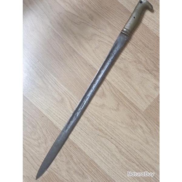 Lame et poign�e de ba�onnette Mauser 1871.