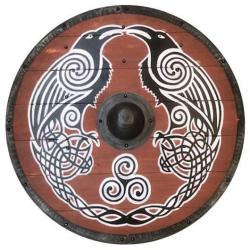 Bouclier Viking  Huginn Et Muninn