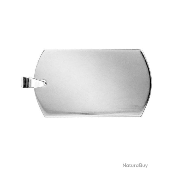 Plaque militaire � personnaliser avec cha�ne