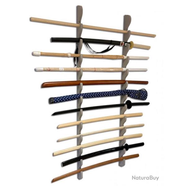 Support mural 12 Katanas