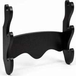 Support mural 3 katanas en bois