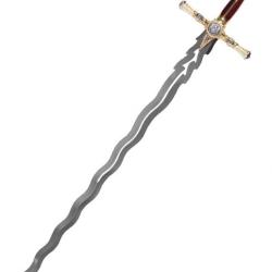 Ep&eacute;e flamboyante Ma&ccedil;onnique " Grand Ma&icirc;tre "