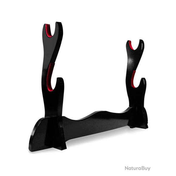 Support katanas laqu� 2 places