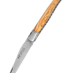 Couteau de Poche Laguiole Artisanal - Bois d'Olivier