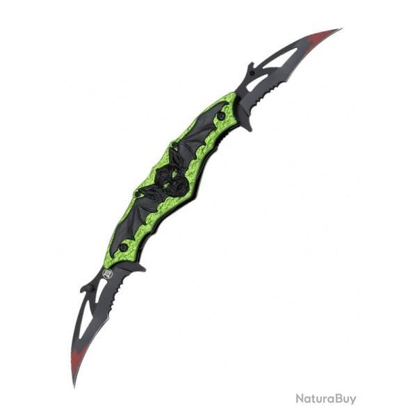 Zombie DEAD double couteau de poche