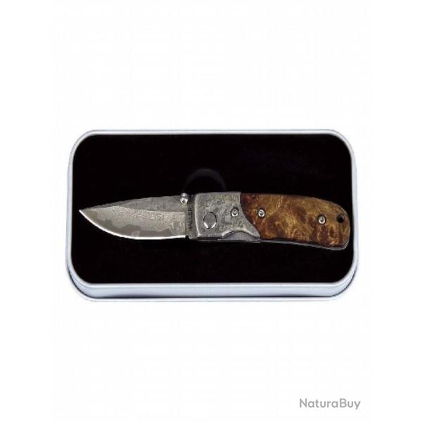 Coffret cadeau couteau pliant Damas