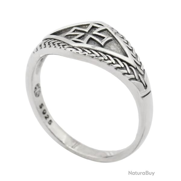 Anneau � Templier � en argent