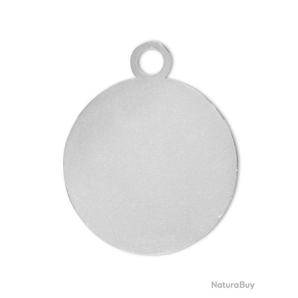 M�daille pour sautoir sceau templier (argent�e)