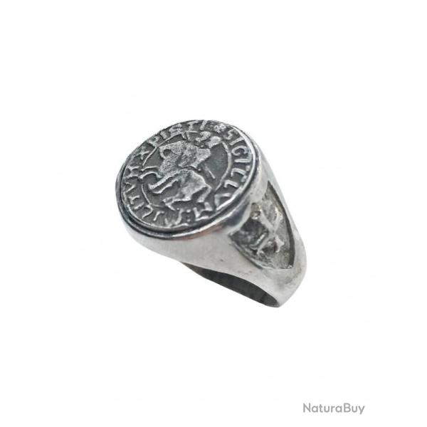 Chevali�re croix et sceau templiers argent taille 72