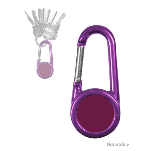 Mousqueton violet � personnaliser