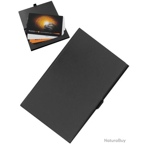 Porte-carte noir � personnaliser par gravure