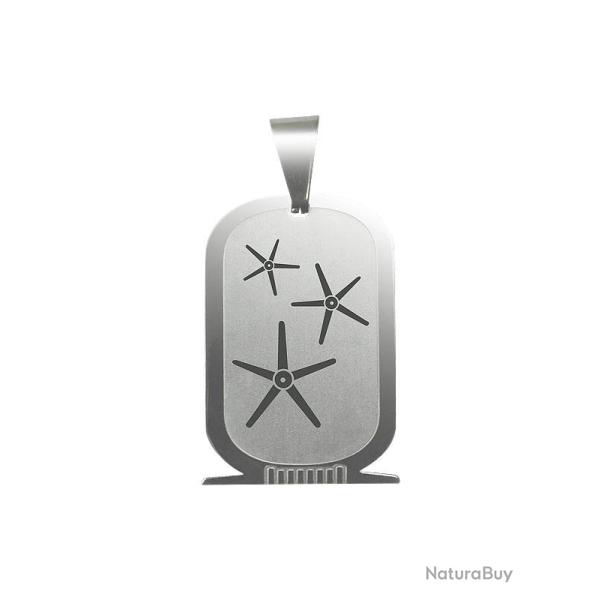 Pendentif cartouche toiles