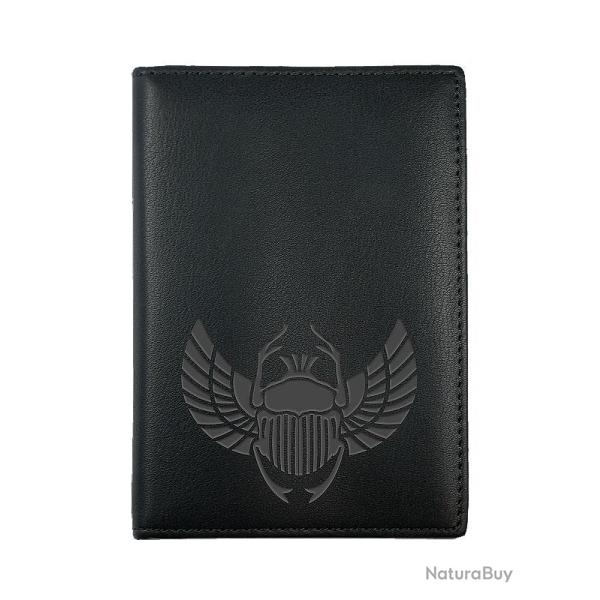 Porte-papiers noir Scarab�e