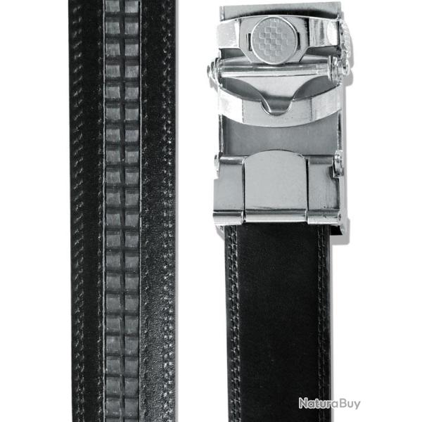Ceinture noire en cuir � personnaliser