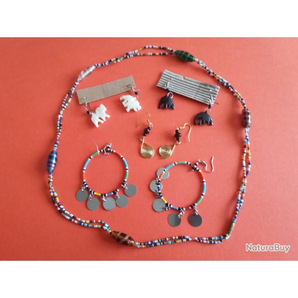 DIVERS  GROS LOT  DE  BIJOUX FANTAISIE JAMAIS PORTE-