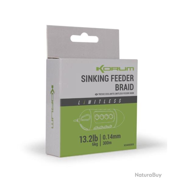 KORUM TR�SSE SINKING FEEDER BRAID 300M KORUM 0,14mm 300m