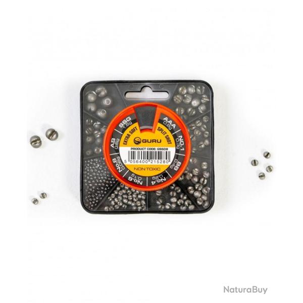 GURU PLOMBS 8 COMPERTMENT NON-TOXIC SHOT BOX GURU