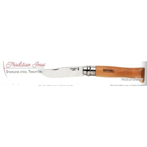 GRATUIT gravure Pr�nom  OPINEL INOX 9 sur lame couteau