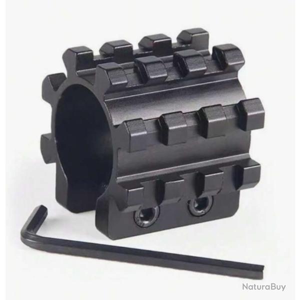 Support de Tube 25,4 mm avec Rail Picatinny � 5 Positions pour Fusil � Pompe
