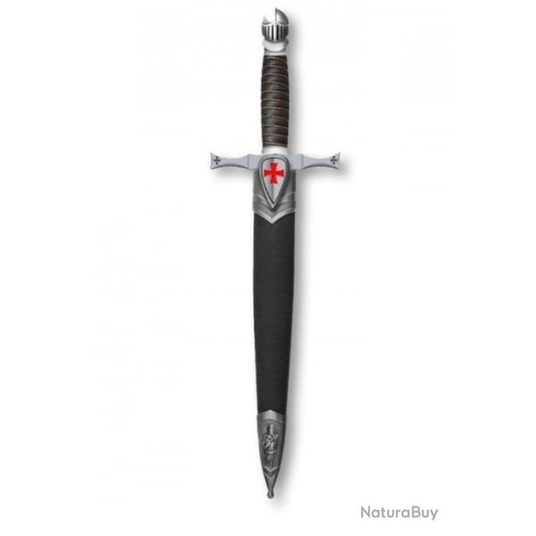 Dague Templi�re Casque et garde droite de 27 cm