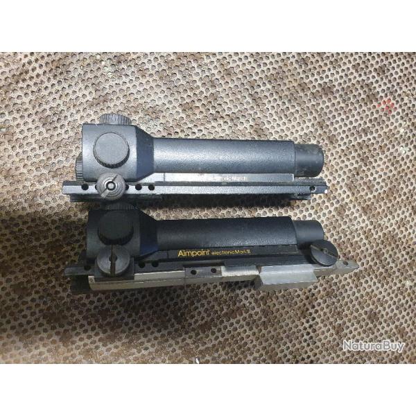 vintage : lot de 2 anciens AIMPOINT MARK III