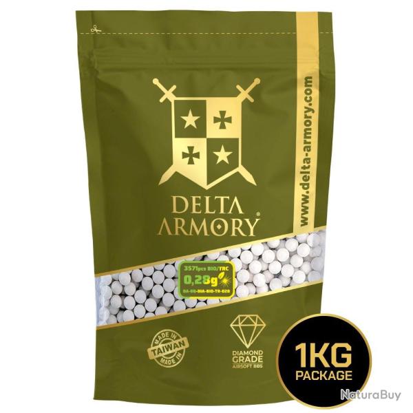 Billes 0.28gr Diamond Bio Tra�antes Verte - Delta Armory - Sac 3571