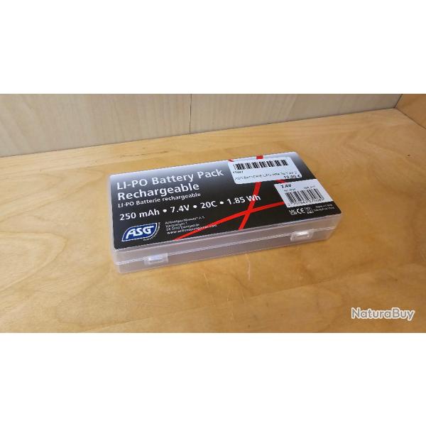 Batterie Lipo 7.4V 250mAh 20C