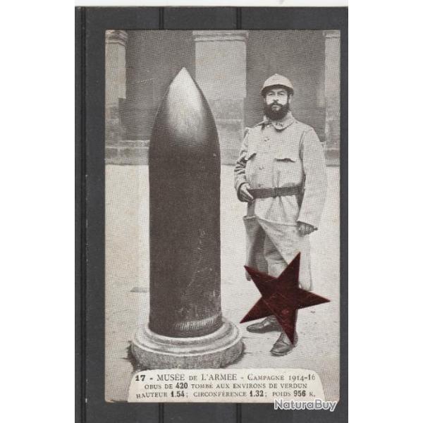 CPA mus�e de l'arm�e -obus de 420 tomb� pr�s de Verdun N�769