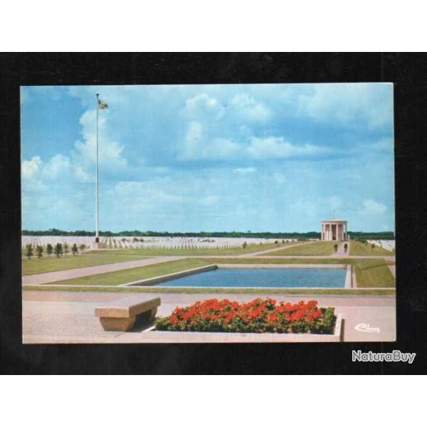 omaha beach cimeti�re am�ricain de colleville sur mer  carte postale grand format