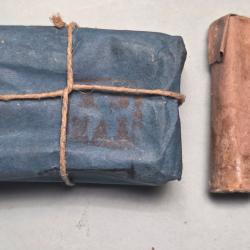 Une cartouche papier Francaise  Model 1859 Carabine de chasseur cal 17,5 RS 65/ 54,87 gr